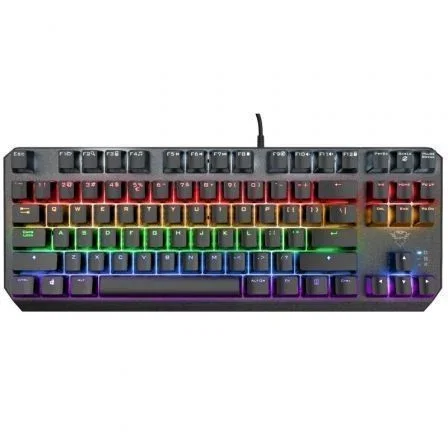 Trust Gaming GXT 834 Callaz Teclado Mecánico TKL RGB 20 Modos de Color, 24407 Trust Gaming GXT 834 Callaz Teclado Mecánico TKL RGB 20 Modos de Color, 24407